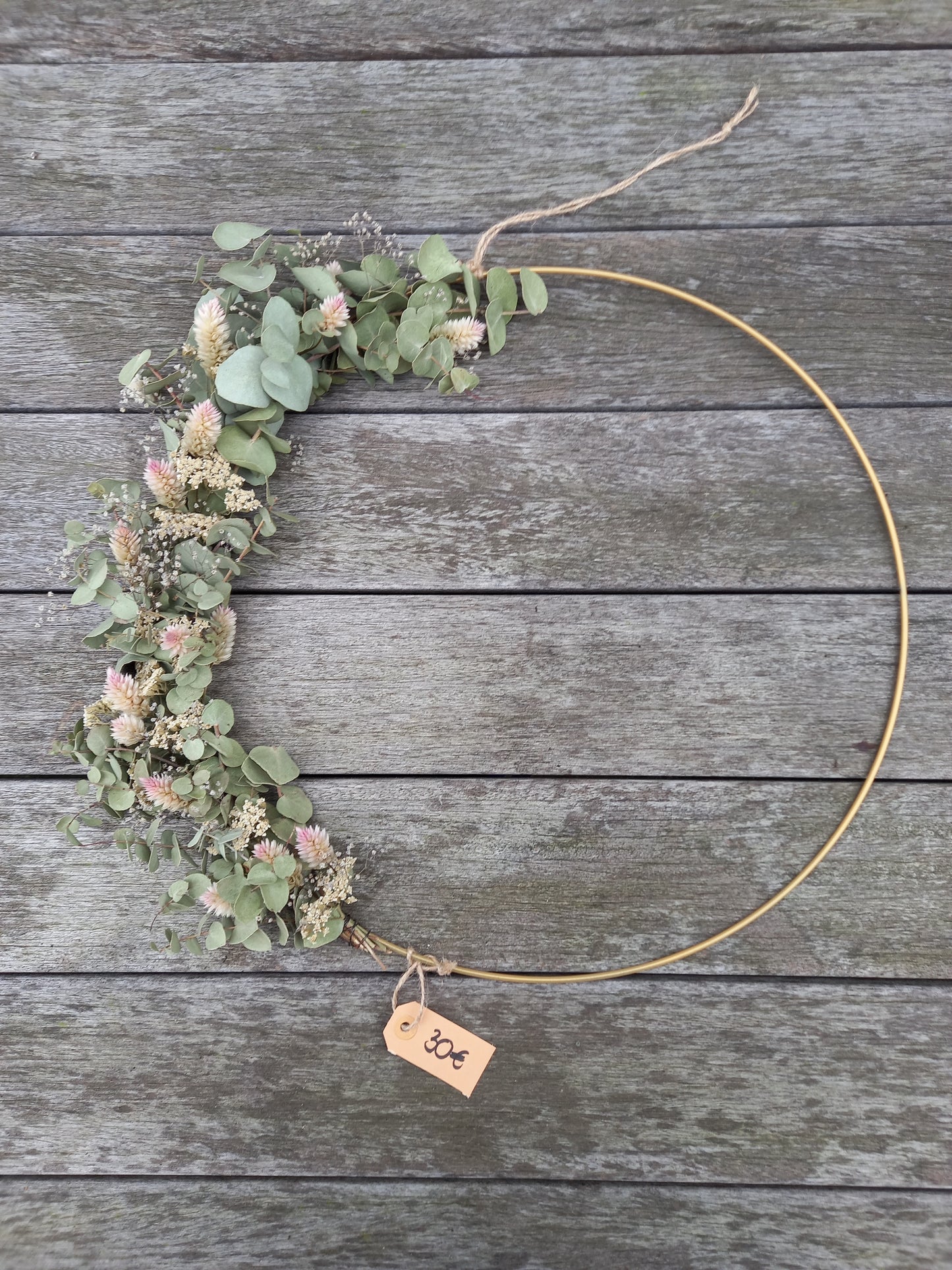 Droogbloemenring - 30 cm